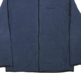 TIMBERLAND Mens Blue Jacket M Polyester Blend Plain Zip Casual Outerwear