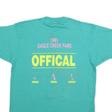 SCREEN STARS BEST Mens Blue Graphic T-Shirt L Short Sleeve Crew Neck Bud Light