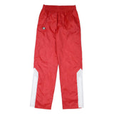 CHAMPION Womens Joggers Red & White Slim Straight XS W28 L32 Nylon Track Pants