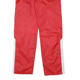 CHAMPION Womens Joggers Red & White Slim Straight XS W28 L32 Nylon Track Pants