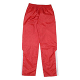 CHAMPION Womens Joggers Red & White Slim Straight XS W28 L32 Nylon Track Pants