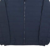 TIMBERLAND Mens Navy Blue Puffer Jacket 2XL Polyester Blend Zip Casual Outdoor