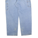 CARHARTT Mens Regular Fit Light Blue Denim Jeans W40 L32 Workwear Cotton Blend