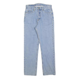 REPAIR Womens Jeans Blue Regular Straight Denim Light W30 L30 Zip Cotton Blend