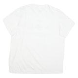 ADIDAS Mens White Sacramento State Volleyball Graphic T-Shirt XL Crew Neck Short