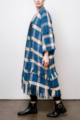 Newman Organic Cotton Plaid Coat