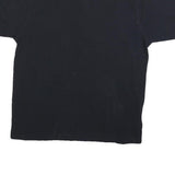 LACOSTE Mens Black & Navy Short Sleeve Plain Polo Shirt M Cotton Blend Classic