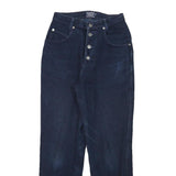 PALMETTOS Womens Jeans Blue Slim Straight Denim W24 L26 Button Closure Stylish