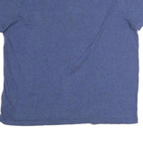 POLO RALPH LAUREN Mens Blue V-Neck T-Shirt XL Cotton Classic Fit Short Sleeve