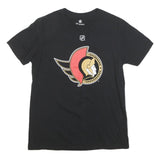 FANATICS Mens Black NHL Graphic T-Shirt M Short Sleeve Crew Neck Stuetzle 18