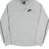 NIKE Womens Grey Hoodie S Cotton Blend Casual Sports Sweatshirt