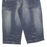 OKAY JEANS Mens Shorts Blue Denim Casual Style M W32 Button Fly Comfortable Fit