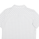 JACK WOLFSKIN Mens White & Grey Check Shirt XL Outdoor Casual Lightweight
