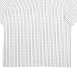 JACK WOLFSKIN Mens White & Grey Check Shirt XL Outdoor Casual Lightweight