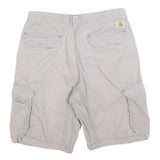 CARHARTT Mens Shorts Beige Cargo M W31 Relaxed Fit Cotton Blend
