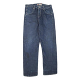 CONYCUNY DENIM Womens Regular Fit Blue Denim Jeans Zip W32 L32 Classic Pocketed