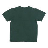 MAJESTIC Mens Green Oakland Athletics Graphic T-Shirt L Short Sleeve Crew Neck