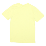 CHAMPION Mens Yellow S Graphic T-Shirt Short Sleeve Crew Neck Cotton Blend