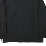 ADIDAS Mens Black & White Track Jacket L Polyester Blend Zip Athletic Sportswear