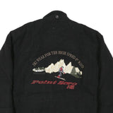 POINT ZERO Womens Black Wool Ski Wear Jacket M Wool Zip Plain Winter Outerwear