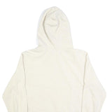 THE NORTH FACE Mens Cream Hoodie L Cotton Blend Pullover Classic Logo