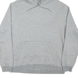 PUMA Mens Grey Pullover Hoodie L Cotton Blend Casual Sweatshirt
