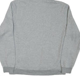 PUMA Mens Grey Pullover Hoodie L Cotton Blend Casual Sweatshirt