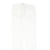 White Womens Slim Jeans Cotton Blend Zip W28 L28 Stylish Comfort Fit