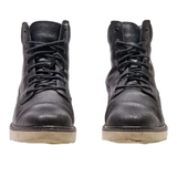 TIMBERLAND Lace-Up Boots Black Leather Womens UK 7