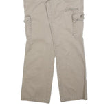 DICKIES Womens Regular Beige Cotton Blend Cargo Trousers W32 L32 Practical