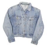 LEE Womens Blue Denim Jacket M Cotton Blend Button Closure Classic Fit Casual