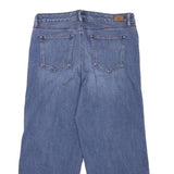 LAUREN RALPH LAUREN Womens Jeans Blue Relaxed Wide-Leg Denim Medium W28 L22