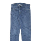 LEVI'S Mens Blue Cotton Blend Regular Straight Denim W28 L30 Classic Jeans