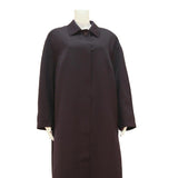 DEL MOD Womens Black Button Jacket L Polyester Blend Classic Long Sleeve Plain