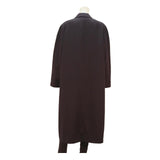 DEL MOD Womens Black Button Jacket L Polyester Blend Classic Long Sleeve Plain