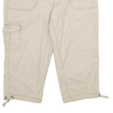 MAURICES Womens Shorts Beige Casual Cargo L W34 Pocket Detail Cotton Blend