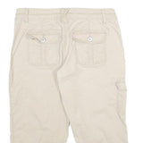 MAURICES Womens Shorts Beige Casual Cargo L W34 Pocket Detail Cotton Blend