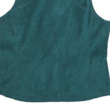 WOOLRICH Womens Green Polyester Fleece Sleeveless Zip XL Outdoor Vest Jacket