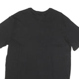 PUMA Mens Black Graphic T-Shirt L Short Sleeve Crew Neck Cotton Blend