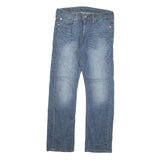 LEVI'S Mens Slim Blue Denim Light Wash Jeans W30 L28 Classic Zip Pocket