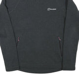 BERGHAUS Womens Black Plain Funnel Neck Basic Knit Jumper S Outdoor Hiking