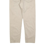 LEVI'S Mens Regular Beige Cotton Blend Zip Trousers W33 L27 Classic Straight Fit