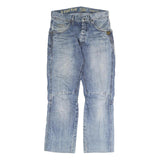 G-STAR Mens Jeans Blue Regular Straight Denim Medium W32 L29 Zip Casual