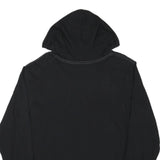 SEASHORE Womens Black Hoodie L Skull Graphic Cotton Blend Pullover