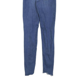 LEVI'S Womens Blue Slim Skinny Denim Medium W27 L29 Ripped Distressed Jeans