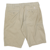 CARHARTT Mens Shorts Beige Casual L W36 Cotton Blend Durable Workwear