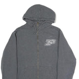 NIKE Womens Grey ¼ Zip Hoodie XL Purdue Boilermakers Zip-Up Sweater