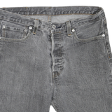 LEVI'S Womens Shorts Grey Denim Casual M W32 Classic Fit Comfortable