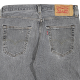 LEVI'S Womens Shorts Grey Denim Casual M W32 Classic Fit Comfortable