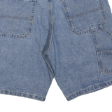 WRANGLER Mens Denim Blue Casual Shorts M W32 Cotton Blend Classic Fit